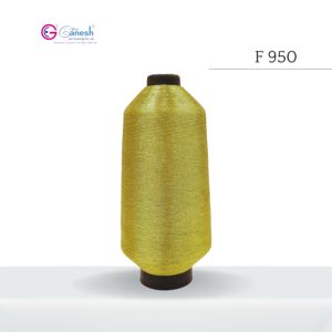 High Tenacity F 950 ST M MS Type Embroidery <b>Yarn</b> Lurex Polyester <b>Metallic</b> <b>Yarn</b> for Embroidery and Sewing - Product Image 1