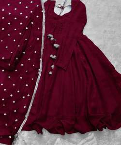 สวยมากและดีไซเนอร์ปาร์ตี้สวมเสื้อเย็บปักถักร้อยสุภาพสตรีอินเดียผู้หญิงเย็บสําเร็จรูปราคาต่ําขายส่งซูราษี - Product Image 5