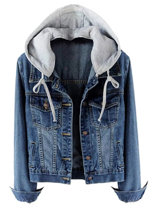 Veste en jean bleue classique pour femmes conçue pour le confort, la durabilité et le style sans effort pour toutes les saisons. Pour une tenue décontractée quotidienne - Product Image 5
