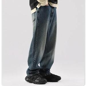 กางเกงผู้ชายทรงหลวมสไตล์ญี่ปุ่นวินเทจอเนกประสงค์สไตล์อเมริกันกระดุมขนาดใหญ่ระบายอากาศได้ดีสำหรับฤดูร้อน - Product Image 4