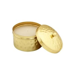 Conteneur de bougie en métal de haute qualité étanche et durable pour les pots de bougie de décoration d'hôtel de restaurant de mariage - Product Image 4