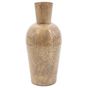 Florero de hierro de metal alto y elegante con arte esculpido atemporal para una decoración floral refinada en interiores de casas de lujo - Product Image 5