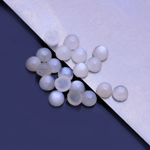 Pierre de Lune Blanche Naturelle Cabochon Ronde 3mm-30mm, Matériau Gemme de 14mm, Pierre Libre pour la Fabrication de Bijoux - Product Image 3