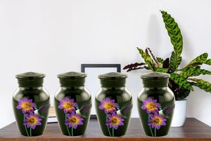 Direct Factory Supplies Premium Velvet Box Set 4 Mini Humming <b>Birds</b> Modern Design Metal Urns Novelty Creative Home <b>Decoration</b> - Product Image 3