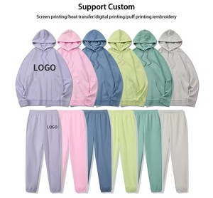 2024 nouvel ensemble de survêtement polaire Tech pour hommes couleur unie Fitness Sportswear Logo personnalisé pour l'hiver - Product Image 3