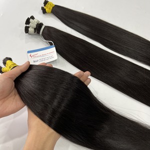 ผมดิบโรงงานที่ยังไม่ได้ดําเนินการขายส่งธรรมชาติบริสุทธิ์ 100% มนุษย์ Remy ต่อผมหนังกําพร้าชิดชิดจํานวนมากจํานวนมากผม - Product Image 5
