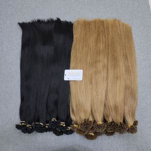 Extensions de cheveux Dream Hair T03 vierges vietnamiennes non traitées à pointe plate, double trame, 8 pouces, extrémités super double drawn, 100g, permanentables - Product Image 2