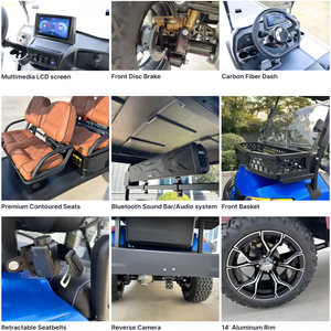 Wholesale luxury 2 4 6 8 seater <b>golf</b> Trolleys for resorts and estates powerful motor options custom colors cheap price - Product Image 3