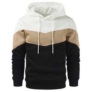Jersey de manga larga con diseño personalizado OEM de colores de contraste, nuevo estilo de moda, ropa de invierno para hombre, sudaderas con capucha, sudaderas básicas - Product Image 4