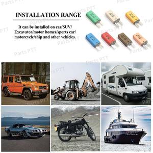 ชิ้นส่วนปตท. ยานยนต์10A มินิใบมีดฟิวส์เบรกเกอร์ T3 5A-30A รีเซ็ตด้วยตนเอง - Product Image 3
