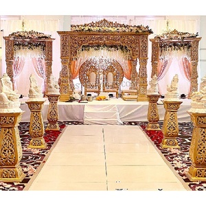 Mandap Rajwada para bodas de la familia real gran boda Rajwada Haveli Mandap Rajasthani tema FRP boda Mandap - Product Image 1
