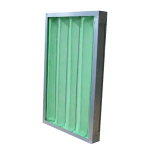 Washable Panel Air Filter Green Cotton Media Pleated Filter for Laminar Flow Hood