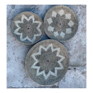 Venta al por mayor a granel Seagrass placa colgante hecha a mano tejida decoración del hogar y posavasos de mesa - Product Image 3