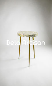 Bela Artisan's Modern Antique Design <b>Small</b> Carved <b>Wooden</b> Folding <b>Table</b> Eco-Friendly Bedroom Hotel Apartment Furniture Storage - Product Image 4