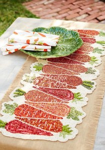 Camino de mesa con cuentas decorativas, vendedor indio, distribuidor a granel competitivo, fabricación por refractex, India, hecho en la India - Product Image 5