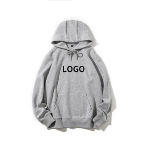เสื้อฮู้ดแบบสวมหัวเสื้อมีฮู้ดผ้าคอตตอนแบบสตรีทแวร์ผ้าคอตตอนปักโลโก้390GSM ตามสั่ง - Product Image 1
