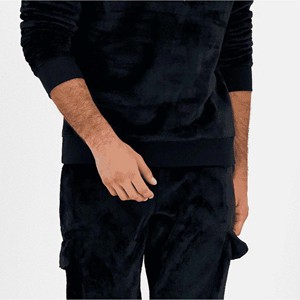 Ensemble de survêtement décontracté pour homme en velours élastique 100% coton, 2 pièces, sweat-shirt à capuche, pantalon de jogging, pantalon cargo, survêtement - Product Image 2