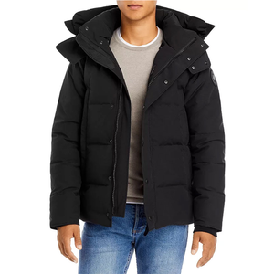 Vente en gros de doudounes pour hommes avec capuche veste d'hiver en duvet à bulles pour hommes en plein air populaire de haute qualité logo personnalisé - Product Image 1