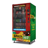 Máquinas Expendedoras de Bebidas y Snacks Combinadas de Alta Calidad con Sanitización UV, Integración SDK, Construcción de Acero Inoxidable, ADA