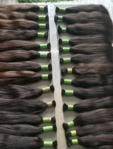 Extensiones de cabello humano de alta calidad de un solo donante, paquete de cabello crudo Remy suave del templo del sur de la India - Product Image 6