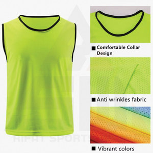 Chalecos de Entrenamiento Reversibles Profesionales Aislantes para Fútbol, Suaves y Elásticos, con Malla 100% Poliéster para Esquí de Fondo - Product Image 6