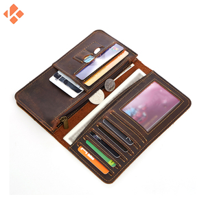 Funda de cuero para pasaporte Diseño personalizado de lujo Cartera de viaje de cuero genuino para pasaporte - Product Image 2