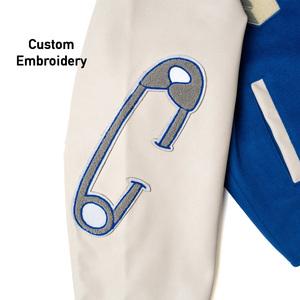 Veste universitaire de qualité supérieure avec logo personnalisé impression broderie personnalisé style collège OEM ODM usine fabricant approvisionnement - Product Image 3