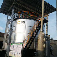 Récipient de compostage à tambour rotatif, réservoir de fermentation à alimentation continue, chambre de fermentation aérée, réservoir de compostage en vase