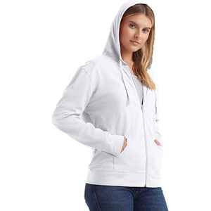 Sudadera con Capucha y Cremallera para Mujer, Informal, Holgada, de Forro Polar, Estilo Urbano, con Logotipo Personalizado, Top de Moda - Product Image 4
