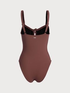 Ropa deportiva de playa de alta calidad, traje de baño para mujer, traje de baño negro sexy, diseño personalizado, traje de Bikini de una pieza para mujer - Product Image 5