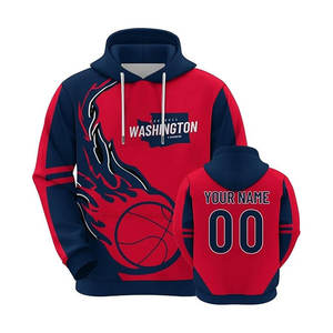 Sweat à capuche de basket-ball personnalisé de qualité supérieure | Logo de l'équipe et nom du joueur | Vêtements de sport en polaire lourde | Usine OEM/ODM en vrac - Product Image 5
