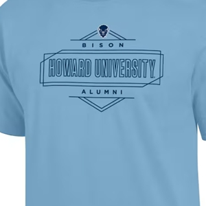 Ropa Unisex Howard University Premium HBCU Camisetas con Estampado de Pantalla Personalizado Tejido de Punto con Logotipo Frontal Transpirable Formal - Product Image 4