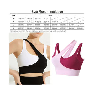 Soutien-gorge de sport personnalisé de haute qualité Doublure en élasthanne côtelée respirante Style simple Vêtements d'entraînement Gym Fitness Yoga - Product Image 6