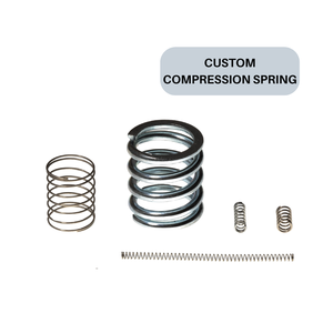 Ressorts de compression en acier au carbone, acier inoxydable zingué, sur mesure, prix direct usine italien, pour pièces mécaniques industrielles - Product Image 1