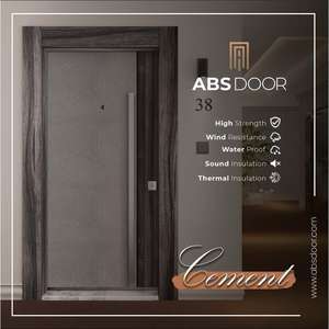ABSDOOR Portes de sécurité en acier inoxydable Design moderne Haute sécurité Entrée intérieure Isolation thermique et acoustique Villas Turquie Direct - Product Image 5