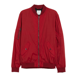 Chaquetas informales de diseñador de talla grande para hombre, venta al por mayor, cortavientos de color sólido a prueba de viento, ropa de moda en oferta, chaqueta Bomber - Product Image 6