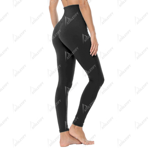 Leggings de yoga taille haute taille élastique pour femmes collants de course et de fitness doux, confortables et extensibles fournisseur en vrac - Product Image 2