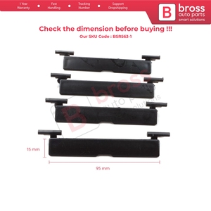 ชุดแต่งขอบหลังคา BSR563-1 จำนวน 4 ชิ้น ขนาด 95 มม.*15 มม. สำหรับรถยนต์ C Class W204 S204 C204 ปี 2007-2015 รุ่น 20469071829040 - Product Image 6