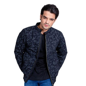 แจ็กเก็ตบอมเบอร์แฟชั่นใหม่สำหรับผู้ชายเสื้อแจ็คเก็ตลำลองมีคอตั้งสไตล์สตรีท OEM สำหรับฤดูหนาวกลางแจ้ง - Product Image 2