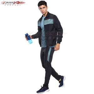 Two Piece Men <b>Tracksuit</b> With Soft <b>Polyester</b> Fabric And Sleek Design For Versatile Street Style Full Zip Men <b>Polyester</b> <b>Tracksuit</b> - Product Image 2