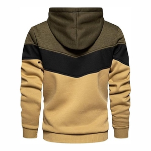 Premium Olive Green, <b>Black</b> & Khaki Hoodie – Soft Cotton <b>Fleece</b> Hoodie for Men custom size - Product Image 2