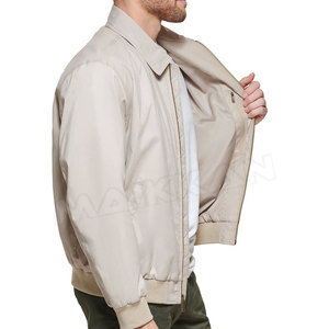 Custom Stylish Men's Stand Collar <b>Slim</b> <b>Fit</b> Waterproof Eco-Friendly Bomber <b>Jacket</b> for Winter OEM Service with Blank Design - Product Image 4