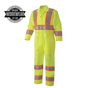 Overol de Trabajo de Alta Visibilidad Reflectante para Hombre con Tela de Poliéster Transpirable Térmica, Certificado CE, Personalizable - Product Image 5