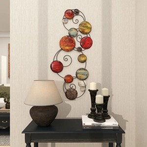 Escultura de Arte de pared de Metal moderna única para el hogar, sala de estar, dormitorio, acento decorativo de hierro hecho a mano - Product Image 4