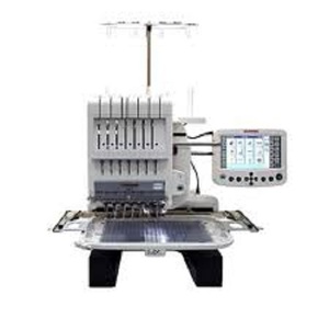 Máquina de bordar comercial MB 7 de siete agujas con pantalla de ordenador remota de 9,4 x 7,9 pulgadas y bobina gigante - Product Image 4