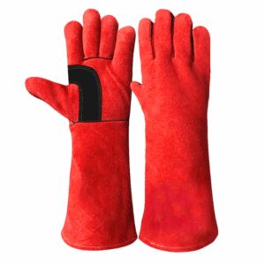 Guantes de Seguridad de Cuero Vacuno de Primera Calidad, Resistentes, Reforzados, Protección Industrial para las Manos, para Soldadura y Construcción - Product Image 1