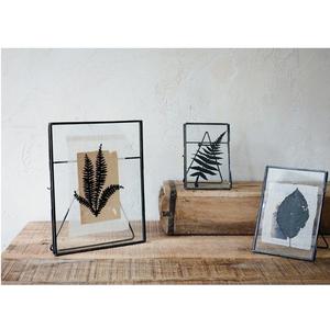 Cadre photo de luxe de décoration de maison de conception classique avec le fer de couverture en verre et le matériel en aluminium pour l'affichage de table de bureau - Product Image 6