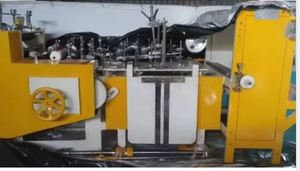 Thave Engineering Corporation Machine de fabrication de sacs kraft à fond carré Ligne de sacs en papier d'épicerie entièrement automatique Made Delhi - Product Image 2