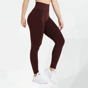 Leggings de sport pour femmes, taille mi-haute, sans couture, pour le yoga, prix bas, fabrication directe, qualité supérieure, OEM, entraînement, fitness - Product Image 1