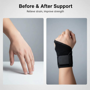 Wrist Braces Wrist Wraps Neoprene Carpal Tunnel Arthritis Tendinitis Pain Relief Gym Compression Support for Fitness Enthusiasts - Product Image 2